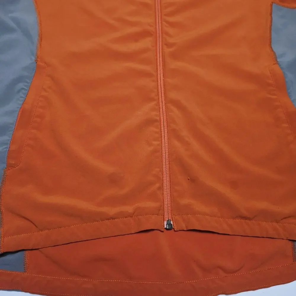 Patagonia Jacket Men's Orange Gray Full Zip Softshell Stretch Hiking Medium